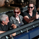 The stars of Jurassic World, Chris Pratt and Bryce Dallas Howard, at the opening of Jurassic World: The Ride.